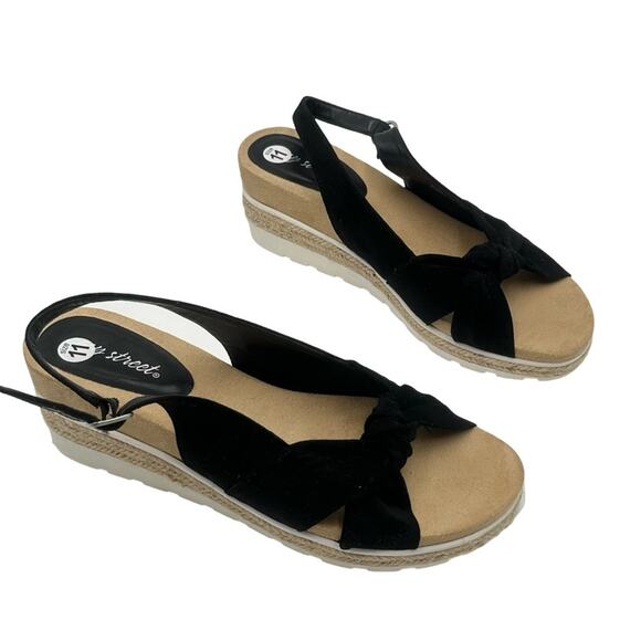 NEW - EASY STREET women's comfy wedges platform man made upper - SIZE 11 - Picture 4 of 10